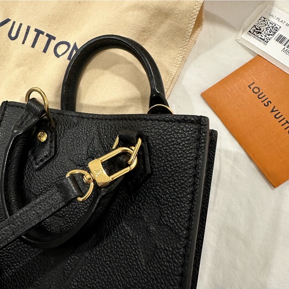 Louis Vuitton Petit Sac Plat Empreinte Black Leather - Picture 4 of 13
